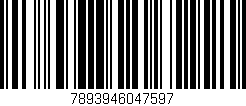 Código de barras (EAN, GTIN, SKU, ISBN): '7893946047597'