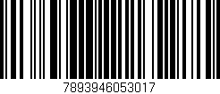 Código de barras (EAN, GTIN, SKU, ISBN): '7893946053017'