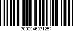 Código de barras (EAN, GTIN, SKU, ISBN): '7893946071257'
