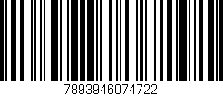 Código de barras (EAN, GTIN, SKU, ISBN): '7893946074722'