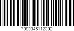 Código de barras (EAN, GTIN, SKU, ISBN): '7893946112332'