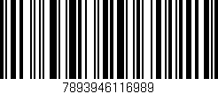 Código de barras (EAN, GTIN, SKU, ISBN): '7893946116989'