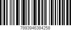 Código de barras (EAN, GTIN, SKU, ISBN): '7893946384258'