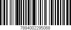 Código de barras (EAN, GTIN, SKU, ISBN): '7894002295068'
