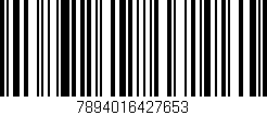 Código de barras (EAN, GTIN, SKU, ISBN): '7894016427653'