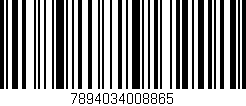 Código de barras (EAN, GTIN, SKU, ISBN): '7894034008865'