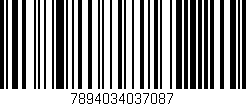 Código de barras (EAN, GTIN, SKU, ISBN): '7894034037087'
