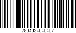 Código de barras (EAN, GTIN, SKU, ISBN): '7894034040407'