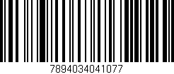 Código de barras (EAN, GTIN, SKU, ISBN): '7894034041077'