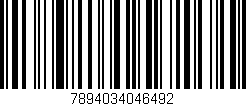 Código de barras (EAN, GTIN, SKU, ISBN): '7894034046492'