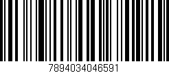Código de barras (EAN, GTIN, SKU, ISBN): '7894034046591'