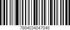 Código de barras (EAN, GTIN, SKU, ISBN): '7894034047048'