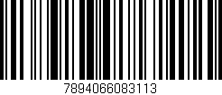 Código de barras (EAN, GTIN, SKU, ISBN): '7894066083113'
