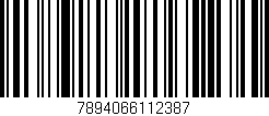 Código de barras (EAN, GTIN, SKU, ISBN): '7894066112387'