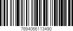 Código de barras (EAN, GTIN, SKU, ISBN): '7894066113490'