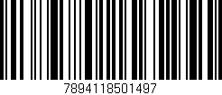 Código de barras (EAN, GTIN, SKU, ISBN): '7894118501497'