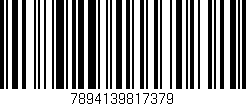 Código de barras (EAN, GTIN, SKU, ISBN): '7894139817379'