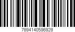 Código de barras (EAN, GTIN, SKU, ISBN): '7894140596928'