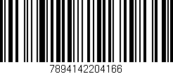 Código de barras (EAN, GTIN, SKU, ISBN): '7894142204166'