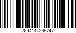 Código de barras (EAN, GTIN, SKU, ISBN): '7894144386747'
