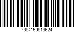 Código de barras (EAN, GTIN, SKU, ISBN): '7894150916624'