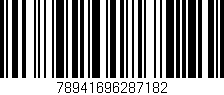 Código de barras (EAN, GTIN, SKU, ISBN): '78941696287182'
