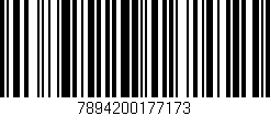 Código de barras (EAN, GTIN, SKU, ISBN): '7894200177173'