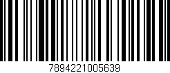 Código de barras (EAN, GTIN, SKU, ISBN): '7894221005639'