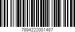 Código de barras (EAN, GTIN, SKU, ISBN): '7894222001487'