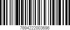 Código de barras (EAN, GTIN, SKU, ISBN): '7894222003696'