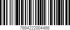 Código de barras (EAN, GTIN, SKU, ISBN): '7894222004488'