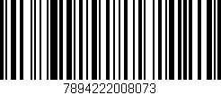 Código de barras (EAN, GTIN, SKU, ISBN): '7894222008073'
