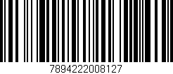 Código de barras (EAN, GTIN, SKU, ISBN): '7894222008127'