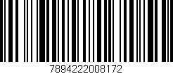 Código de barras (EAN, GTIN, SKU, ISBN): '7894222008172'