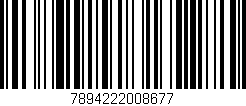Código de barras (EAN, GTIN, SKU, ISBN): '7894222008677'