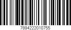 Código de barras (EAN, GTIN, SKU, ISBN): '7894222010755'
