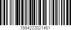 Código de barras (EAN, GTIN, SKU, ISBN): '7894222021461'