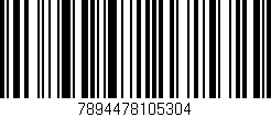 Código de barras (EAN, GTIN, SKU, ISBN): '7894478105304'