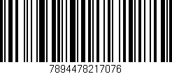 Código de barras (EAN, GTIN, SKU, ISBN): '7894478217076'