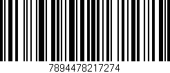 Código de barras (EAN, GTIN, SKU, ISBN): '7894478217274'