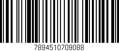 Código de barras (EAN, GTIN, SKU, ISBN): '7894510709088'