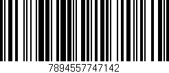 Código de barras (EAN, GTIN, SKU, ISBN): '7894557747142'