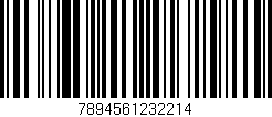 Código de barras (EAN, GTIN, SKU, ISBN): '7894561232214'