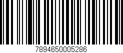 Código de barras (EAN, GTIN, SKU, ISBN): '7894650005286'