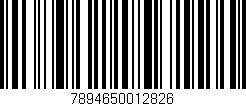 Código de barras (EAN, GTIN, SKU, ISBN): '7894650012826'