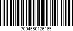 Código de barras (EAN, GTIN, SKU, ISBN): '7894650126165'