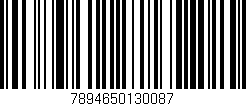 Código de barras (EAN, GTIN, SKU, ISBN): '7894650130087'