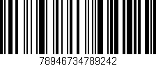 Código de barras (EAN, GTIN, SKU, ISBN): '78946734789242'