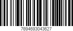 Código de barras (EAN, GTIN, SKU, ISBN): '7894693043627'