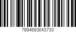 Código de barras (EAN, GTIN, SKU, ISBN): '7894693043733'
